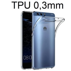 CUSTODIA per HUAWEI P10 IN GEL TPU SILICONE ULTRA SLIM 0,3mm TRASPARENTE