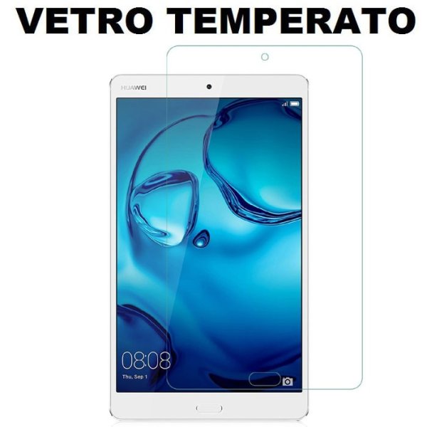 PELLICOLA per HUAWEI MEDIAPAD M3 8.4 - 8.4" POLLICI - PROTEGGI DISPLAY VETRO TEMPERATO 0,33mm