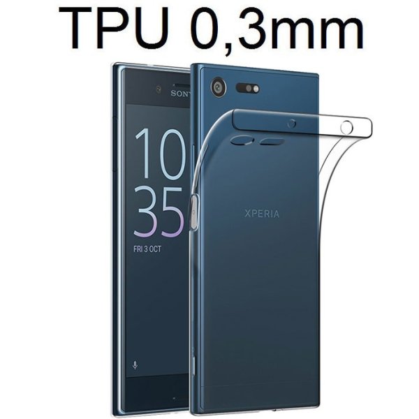 CUSTODIA per SONY XPERIA XZ PREMIUM (G8141), XZ PREMIUM DUAL SIM (G8142) IN GEL TPU SILICONE ULTRA SLIM 0,3mm TRASPARENTE