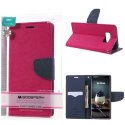 CUSTODIA per SAMSUNG SM-G955 GALAXY S8 PLUS - FLIP ORIZZONTALE CON STAND E INTERNO IN TPU SILICONE COLORE FUCSIA ALTA QUALITA'