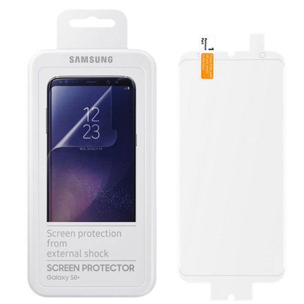 PELLICOLA ORIGINALE per SAMSUNG SM-G955 GALAXY S8 PLUS - PROTEGGI DISPLAY CONFEZIONE 2 PEZZI ET-FG955CTEGWW BLISTER