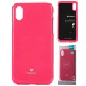 CUSTODIA per APPLE IPHONE X, IPHONE XS (5.8") IN GEL TPU SILICONE COLORE FUCSIA LUCIDO ALTA QUALITA' MERCURY BLISTER