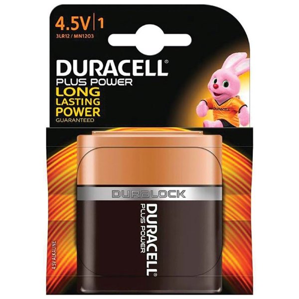 BATTERIA PIATTA ALCALINA 4,5V PLUS POWER BLISTER 1PZ MN1203 DURACELL