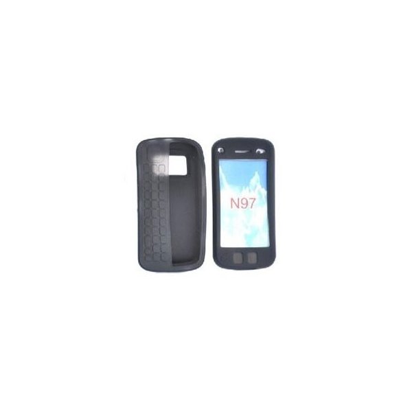 CUSTODIA SILICONE per NOKIA N97 COLORE NERO