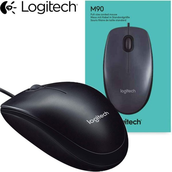 MOUSE OTTICO USB DA 1000 DPI CON TRACCIAMENTO OTTICO AD ALTA DEFINIZIONE COLORE NERO 910-001793 LOGITECH