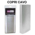 COPRI CAVO PER NASCONDERE CAVI ELETRICI, TRASFORMATORI E SPINE DI CORRENTE DIMENSIONI: 177 x 75 x 33 mm SILVER DG-LINE