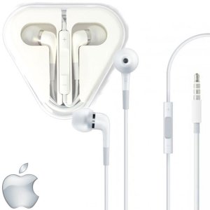 AURICOLARE STEREO con CONNETTORE JACK 3,5mm - GOMMINI, TASTO DI RISPOSTA E VOLUME BIANCO APPLE ME186ZM/A BULK