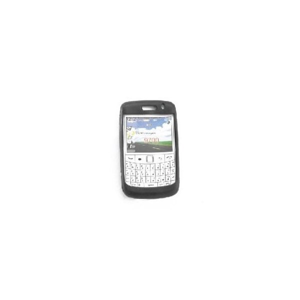 CUSTODIA SILICONE per BLACKBERRY 9700 COLORE NERO