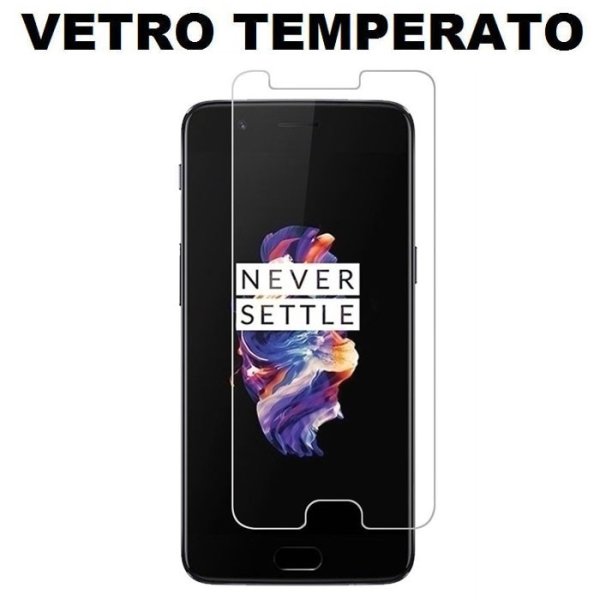 PELLICOLA per ONE PLUS 5 (A5000) - PROTEGGI DISPLAY VETRO TEMPERATO 0,33mm