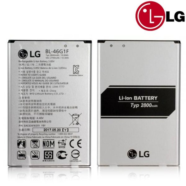 BATTERIA ORIGINALE per LG K10 (2017) M250 - 2800 mAh LI-ION BL-46G1F BULK