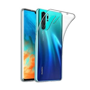 CUSTODIA per HUAWEI P30 PRO IN GEL TPU SILICONE TRASPARENTE