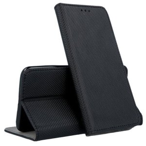 CUSTODIA per HUAWEI P30 LITE, P30 LITE NEW EDITION - FLIP ORIZZONTALE CON CHIUSURA MAGNETICA INVISIBILE ED INTERNO IN TPU NERO