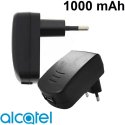 CARICATORE DA RETE 1000mAh ORIGINALE ALCATEL CON 1 PORTA USB COLORE NERO S005UV0500100 BULK