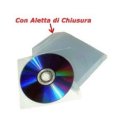 BUSTINE CON ALETTA PER CD/DVD CONFEZIONE DA 100 PZ