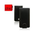 CUSTODIA VERTICALE FLIP PELLE HTC HD2, HD2 T8585, LEO 100 COLORE NERO