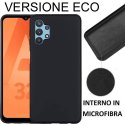 CUSTODIA per SAMSUNG GALAXY A32 5G SILICONE EFFETTO SOFT TOUCH ED INTERNO IN MICROFIBRA NERO VERSIONE ECONOMICA - ATTENZIONE..