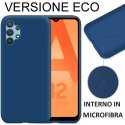 CUSTODIA per SAMSUNG GALAXY A32 5G SILICONE EFFETTO SOFT TOUCH ED INTERNO IN MICROFIBRA BLU VERSIONE ECONOMICA - ATTENZIONE..