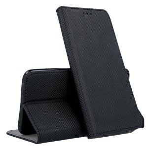 CUSTODIA per REALME C21 - FLIP ORIZZONTALE CON CHIUSURA MAGNETICA ED INTERNO IN TPU SILICONE NERO