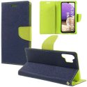 CUSTODIA per SAMSUNG GALAXY A32 5G (SM-A326B) - FLIP ORIZZONTALE CON STAND, INTERNO IN TPU E PORTA CARTE BLU - ATTENZIONE..