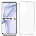 CUSTODIA per HUAWEI P50 - IN GEL TPU SILICONE TRASPARENTE