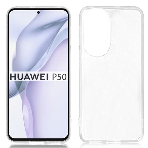 CUSTODIA per HUAWEI P50 - IN GEL TPU SILICONE TRASPARENTE