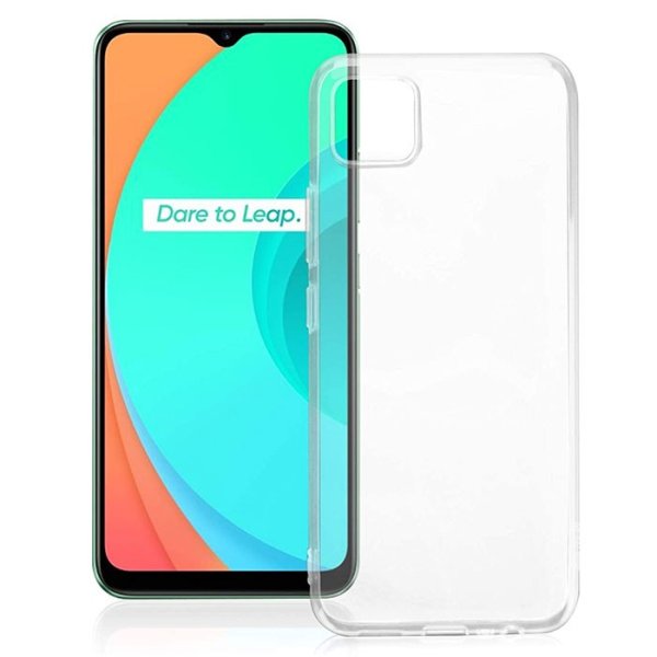 CUSTODIA per REALME C11 - IN GEL TPU SILICONE TRASPARENTE - ATTENZIONE: Non compatibile con versione 2021!