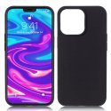 CUSTODIA per APPLE IPHONE 13 PRO (6.1") - IN GEL TPU SILICONE SLIM COLORE NERO SATINATO