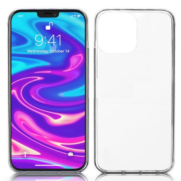 CUSTODIA per APPLE IPHONE 13 PRO (6.1") - IN GEL TPU SILICONE TRASPARENTE