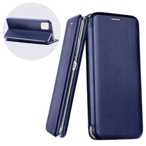 CUSTODIA per APPLE IPHONE 13 PRO (6.1") - FLIP ORIZZONTALE SIMILPELLE CON CHIUSURA MAGNETICA INVISIBILE E INTERNO IN TPU BLU