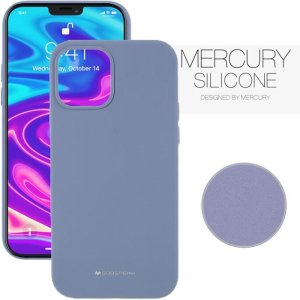 CUSTODIA per APPLE IPHONE 13 PRO (6.1") IN SILICONE CON INTERNO IN MICROFIBRA COLORE LAVANDA ALTA QUALITA' MERCURY BLISTER