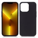 CUSTODIA per APPLE IPHONE 13 PRO MAX (6.7") - IN GEL TPU SILICONE SLIM COLORE NERO SATINATO