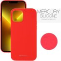 CUSTODIA per APPLE IPHONE 13 PRO MAX (6.7") IN SILICONE CON INTERNO IN MICROFIBRA COLORE ROSSO ALTA QUALITA' MERCURY BLISTER