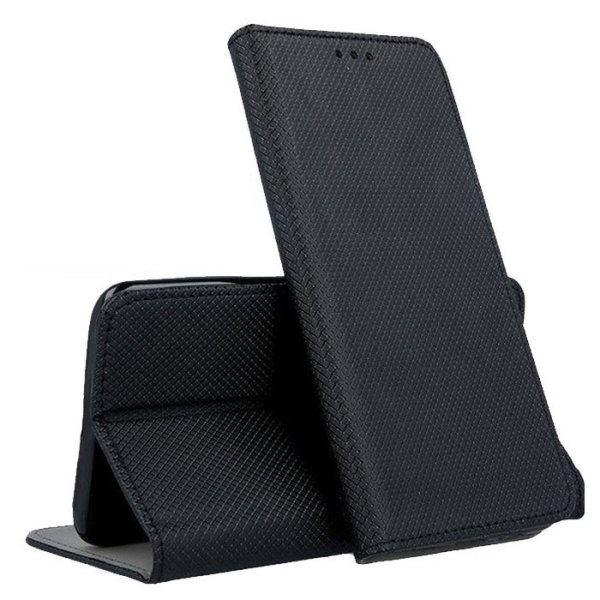 CUSTODIA per OPPO A16, A16s, A54s - FLIP ORIZZONTALE con CHIUSURA MAGNETICA INVISIBILE, STAND ED INTERNO IN TPU NERO