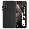 CUSTODIA per REALME GT MASTER EDITION 5G, GT MASTER 5G IN GEL TPU SILICONE SLIM COLORE NERO SATINATO