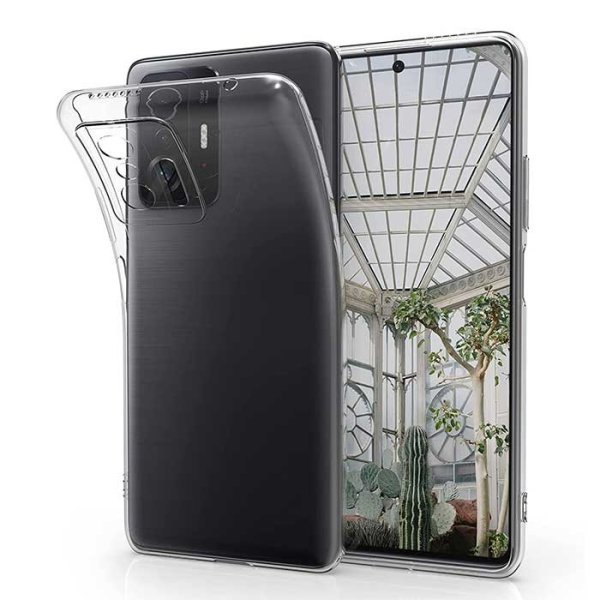 CUSTODIA per XIAOMI 11T (5G), 11T PRO (5G) - IN GEL TPU SILICONE TRASPARENTE