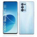 CUSTODIA per OPPO RENO 6 PRO 5G - IN GEL TPU SILICONE TRASPARENTE