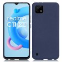 CUSTODIA per REALME C11 2021, C20 - IN TPU SILICONE COLORE BLU SATINATO - ATTENZIONE: Non compatibile con versione precedente!