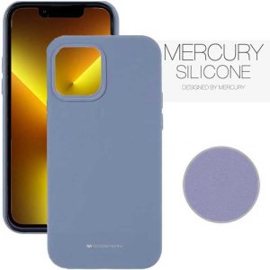 CUSTODIA per APPLE IPHONE 13 PRO MAX (6.7") IN SILICONE CON INTERNO IN MICROFIBRA COLORE LAVANDA ALTA QUALITA' MERCURY BLISTER