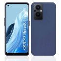 CUSTODIA per OPPO RENO 8 LITE, RENO 7 LITE, RENO 7Z - IN GEL TPU SILICONE SLIM COLORE BLU SATINATO