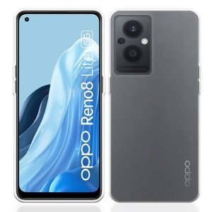 CUSTODIA per OPPO RENO 8 LITE, RENO 7 LITE, RENO 7Z - IN GEL TPU SILICONE TRASPARENTE