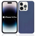 CUSTODIA per APPLE IPHONE 14 PRO (6.1") IN GEL TPU SILICONE SLIM COLORE BLU SATINATO