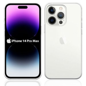 CUSTODIA per APPLE IPHONE 14 PRO MAX (6.7") IN GEL TPU SILICONE TRASPARENTE