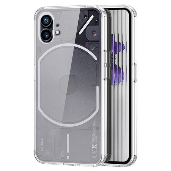 CUSTODIA per NOTHING PHONE 1 IN GEL TPU SILICONE TRASPARENTE