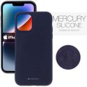 CUSTODIA per APPLE IPHONE 14 PLUS (6.7") IN SILICONE CON INTERNO IN MICROFIBRA COLORE BLU ALTA QUALITA' MERCURY BLISTER