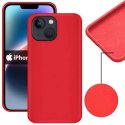 CUSTODIA per APPLE IPHONE 14 PLUS (6.7") IN SILICONE CON EFFETTO SOFT TOUCH ED INTERNO IN MICROFIBRA COLORE ROSSO