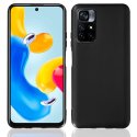 CUSTODIA per XIAOMI REDMI NOTE 11s 5G, POCO M4 PRO 5G - IN GEL TPU SILICONE SLIM COLORE NERO SATINATO