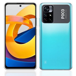 CUSTODIA per XIAOMI REDMI NOTE 11s 5G, POCO M4 PRO 5G - IN GEL TPU SILICONE TRASPARENTE