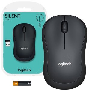 MOUSE WIRELESS 2.4GHz SILENZIOSO M220 LOGITECH CON TRACCIAMENTO OTTICO FLUIDO COLORE NERO 910-004878