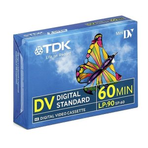 CASSETTA MINI DV DA 60 MINUTI/SP E 90 MINUTI/LP DI ALTA QUALITA' DVM-60MEEC TDK