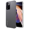 CUSTODIA per XIAOMI REDMI NOTE 11 PRO PLUS (5G) - IN TPU SILICONE TRASPARENTE E BORDI RINFORZATI ANTI SHOCK - ATTENZIONE..